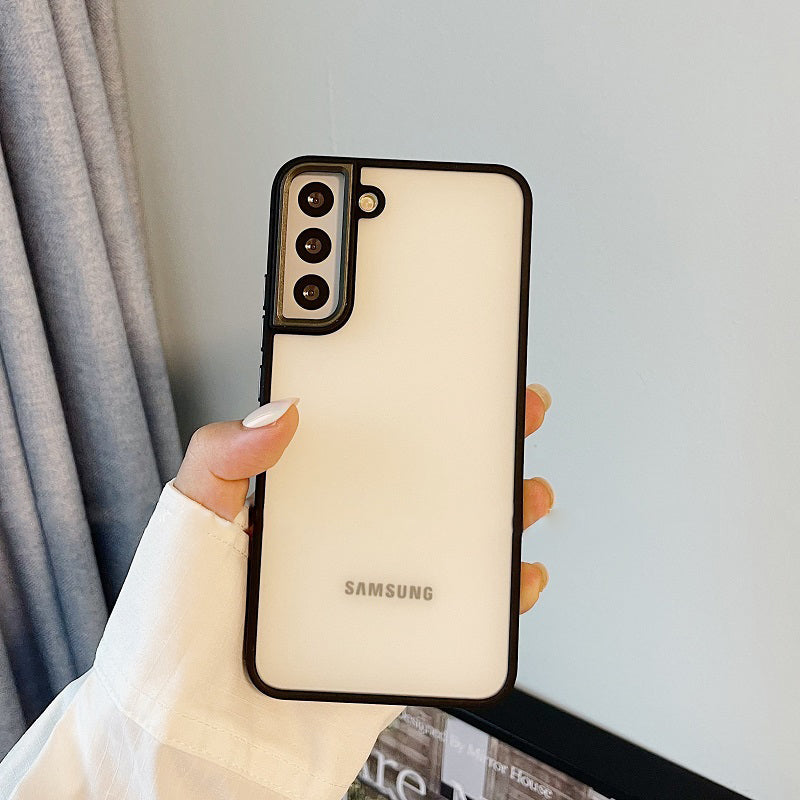 Premium Luxury Metal Camera Protection Shockproof Armor Case For Samsung S22