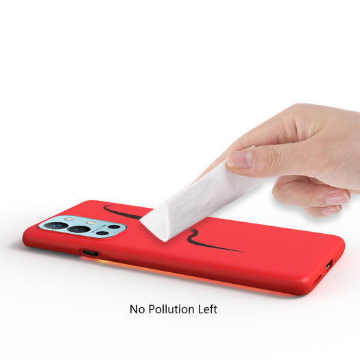 Premium Liquid Silicone Back Case Cover For OnePlus 9R