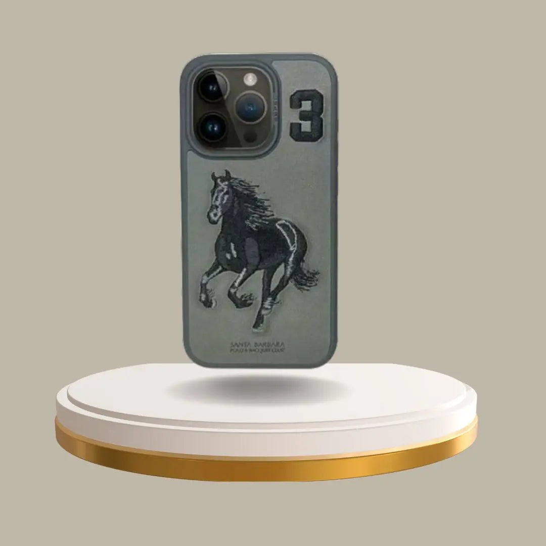 Santa Barbara Classic Boris Series Genuine Leather Case For iPhone 15 Pro