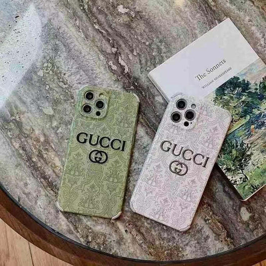 Premium Luxury Embroidery Back Case Cover For iPhone 13 Pro Max