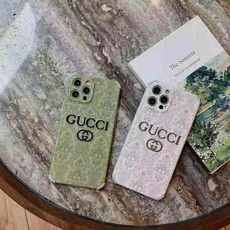 Premium Luxury Embroidery Back Case Cover For iPhone 13 Pro Max
