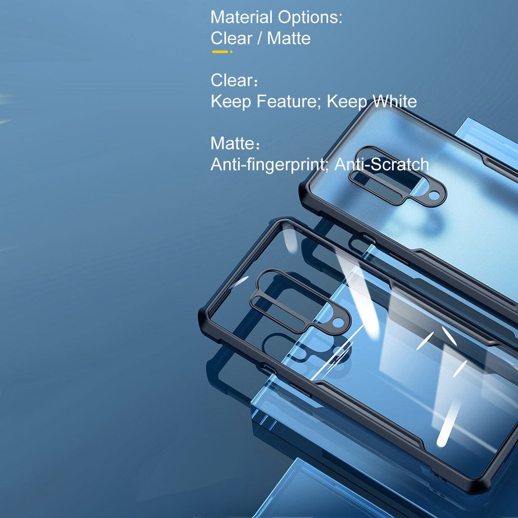 Anti-knock Heavy Duty Transparent Shockproof Bumper TPU + PC Back Case Cover for For OnePlus 8 Pro - Premium Cases