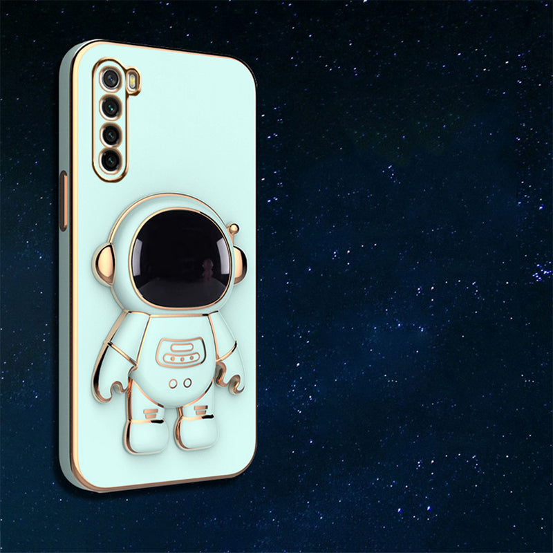 Astronaut Luxurious Gold Edge Back Case For OnePlus Nord