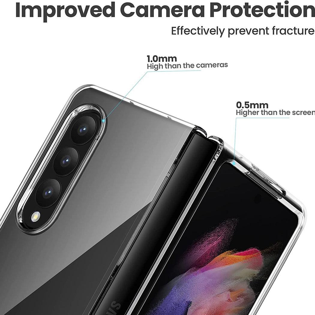 Luxury Transparent Phone Case for Samsung Galaxy Z Fold 4