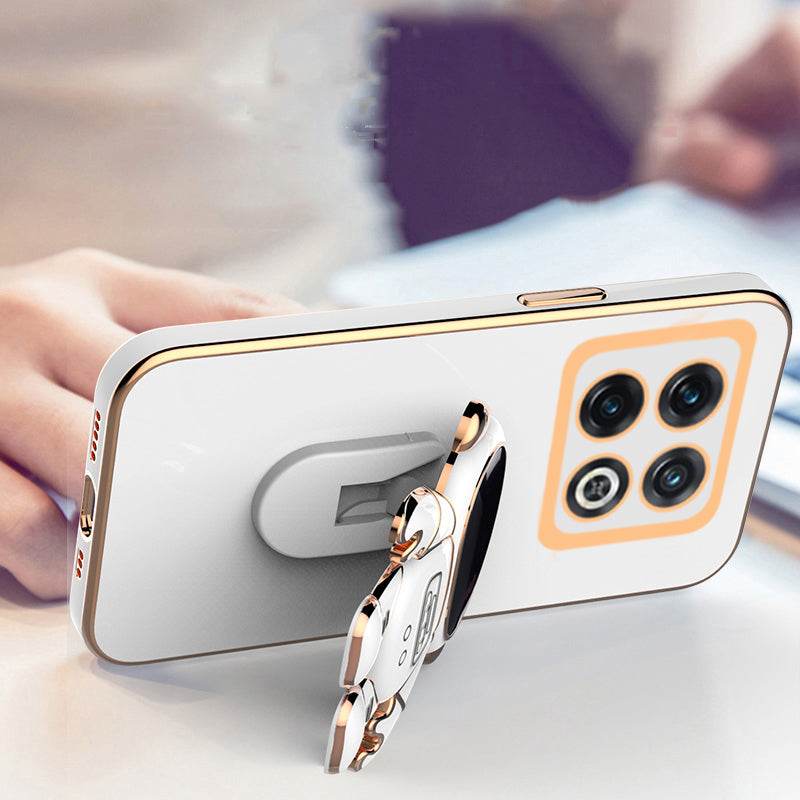 Astronaut Luxurious Gold Edge Back Case For OnePlus 10T