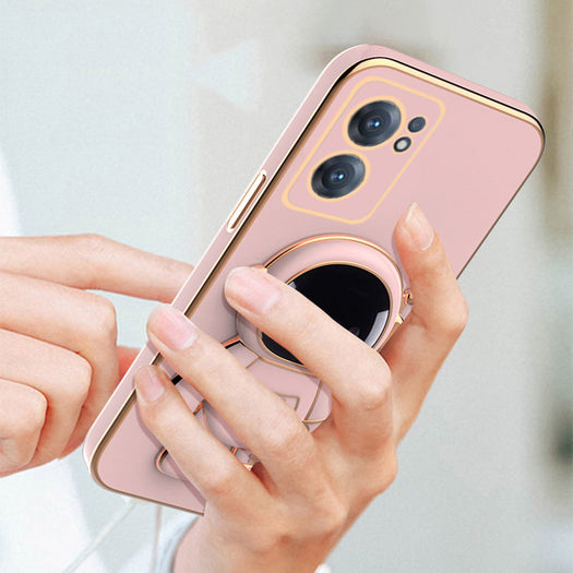 Astronaut Luxurious Gold Edge Back Case For OnePlus Nord CE 2