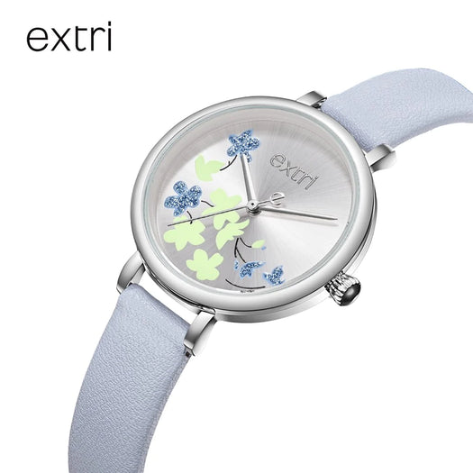 Floral Analog Wristwatch