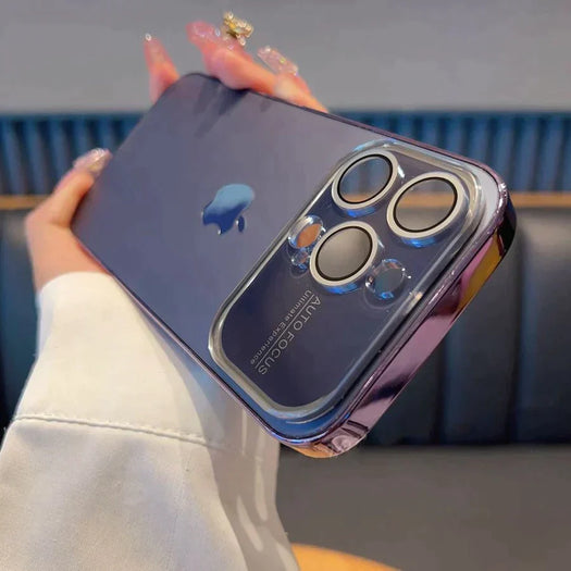 New design Lens Glass Case For iPhone 15 Plus