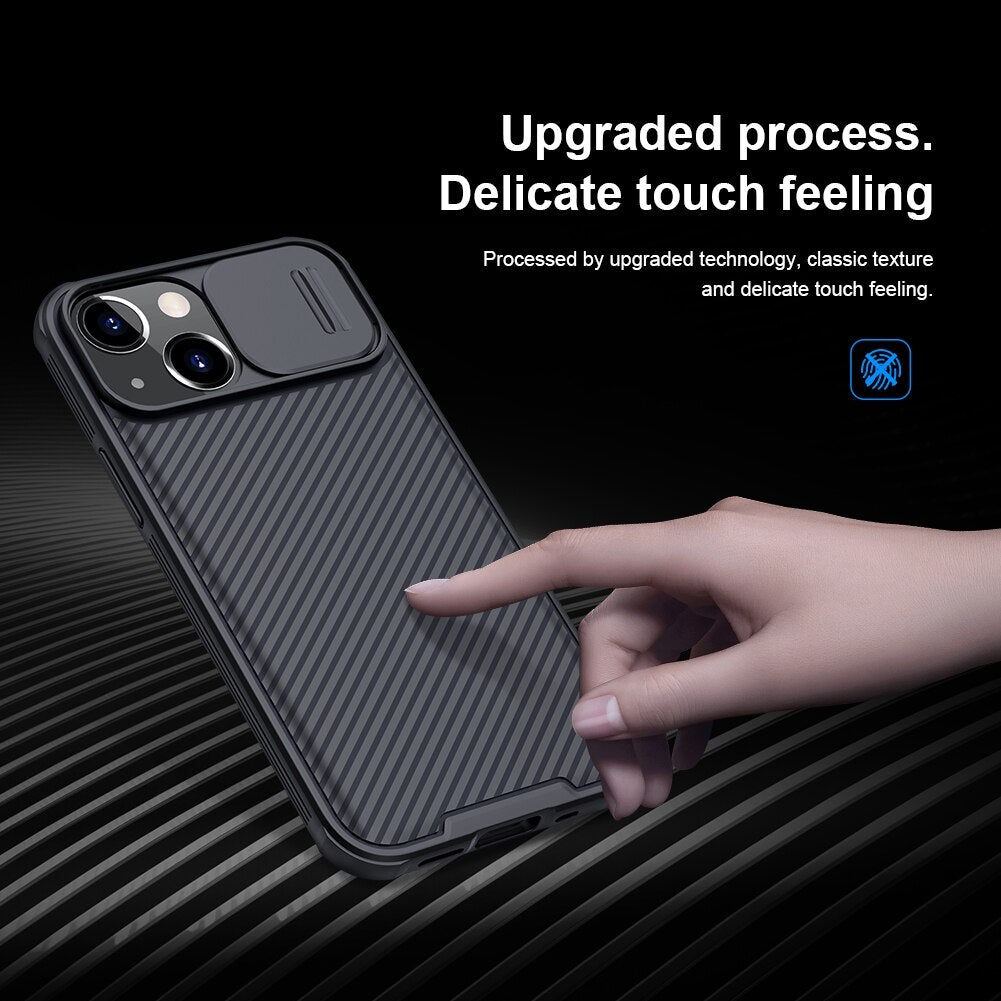 Nillkin Camshield Camera Protection Black Back Case For iphone 13 - planetcartonline