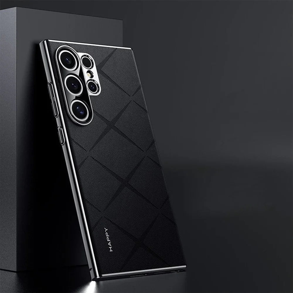 Premium Leather Business Case For Samsung S25 Ultra