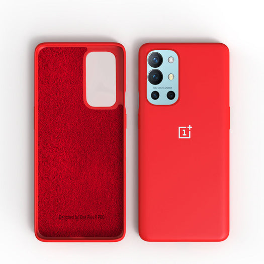 Premium Liquid Silicone Back Case Cover For OnePlus 9R