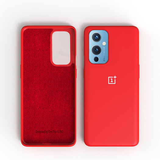 Premium Liquid Silicone Back Case Cover For OnePlus 9