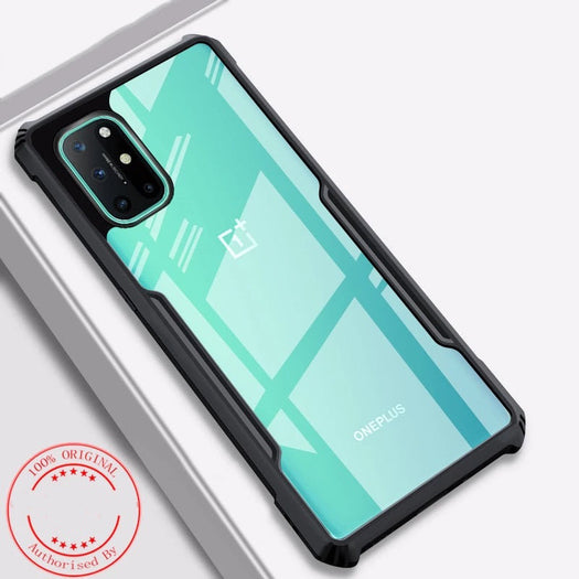 Anti-knock Heavy Duty Transparent Shockproof Bumper TPU + PC Back Case Cover for For OnePlus 8T - Premium Cases