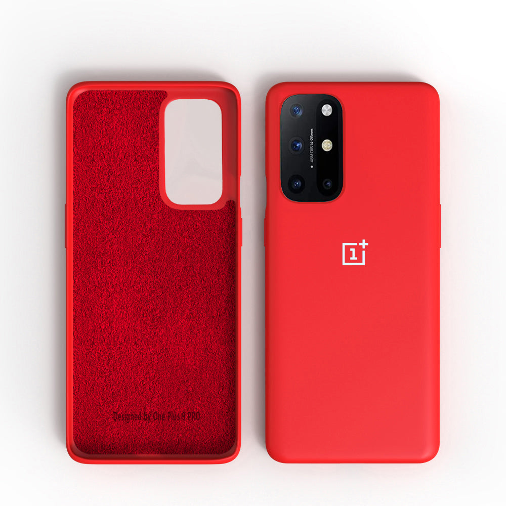 Premium Liquid Silicone Back Case Cover For OnePlus 8T