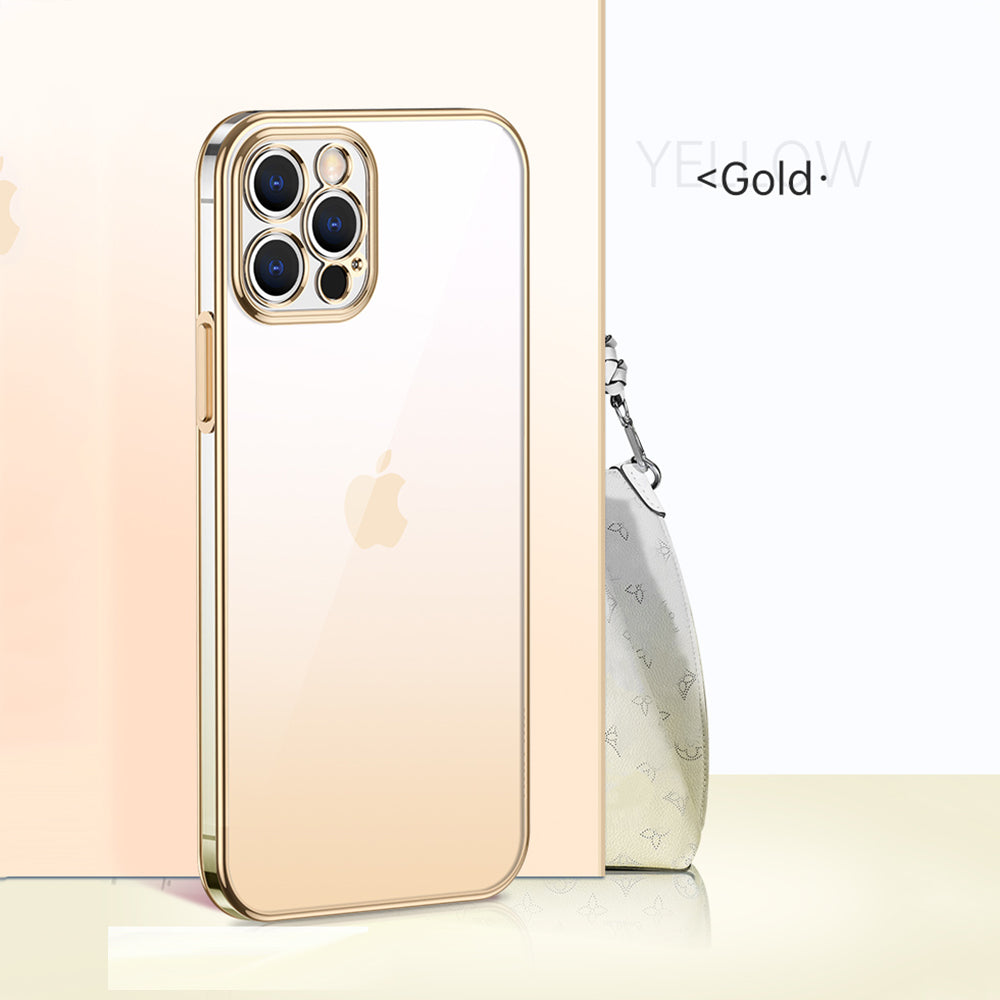 Premium Gradient Slim Soft Back Electroplated Glossy Bumper Case Cover for iPhone 13 Pro Max