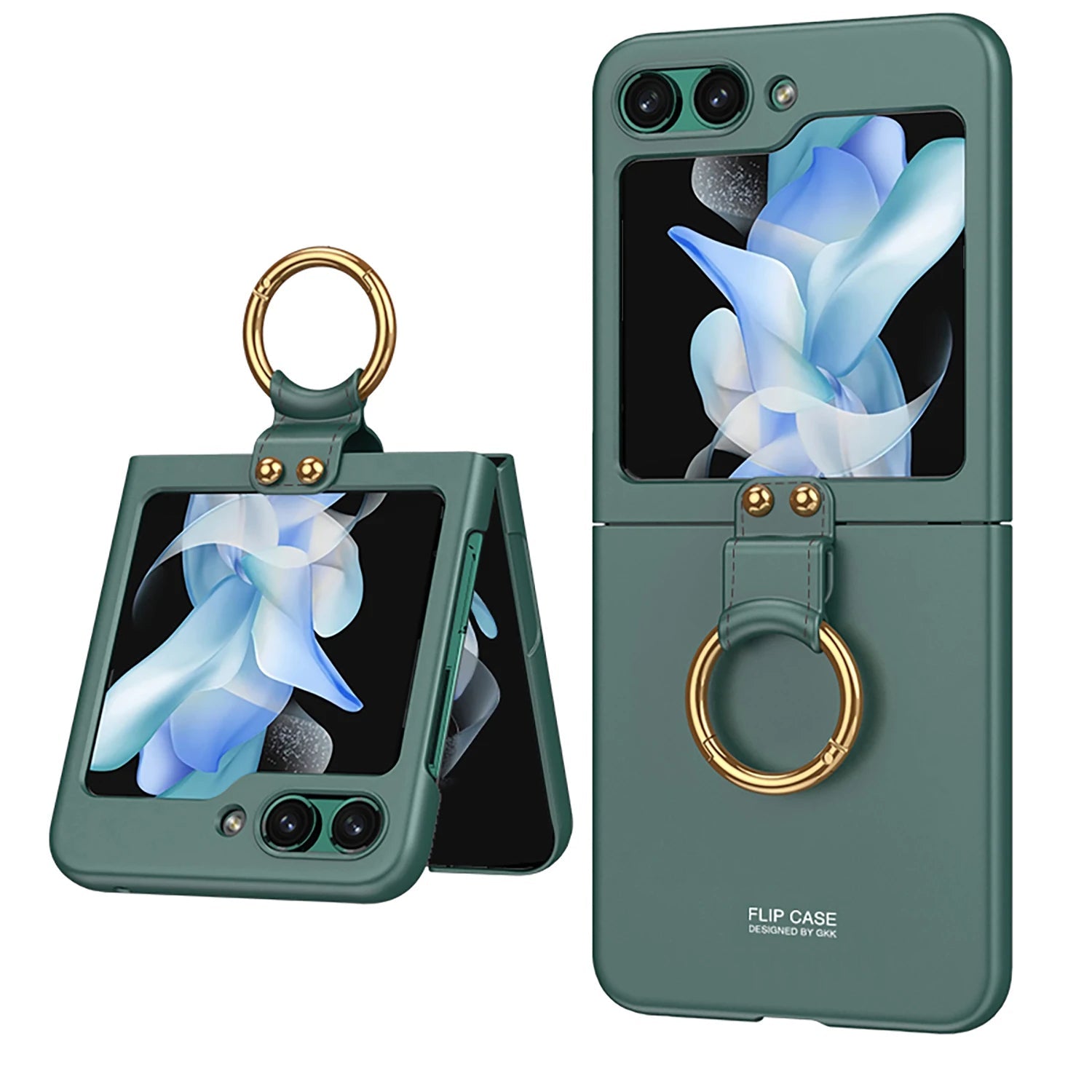 Luxury  PC Finger Ring Folding For Samsung Galaxy Z Flip 5