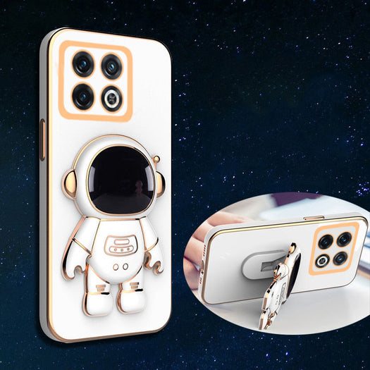 Astronaut Luxurious Gold Edge Back Case For OnePlus 10T