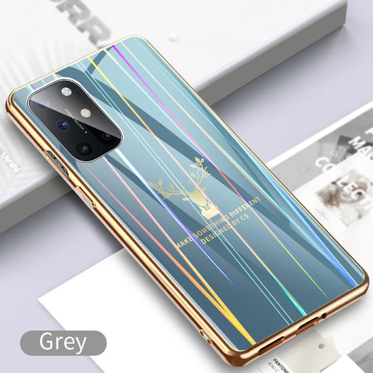 Gradient Deer Glass Back Case For Oneplus 8T - planetcartonline