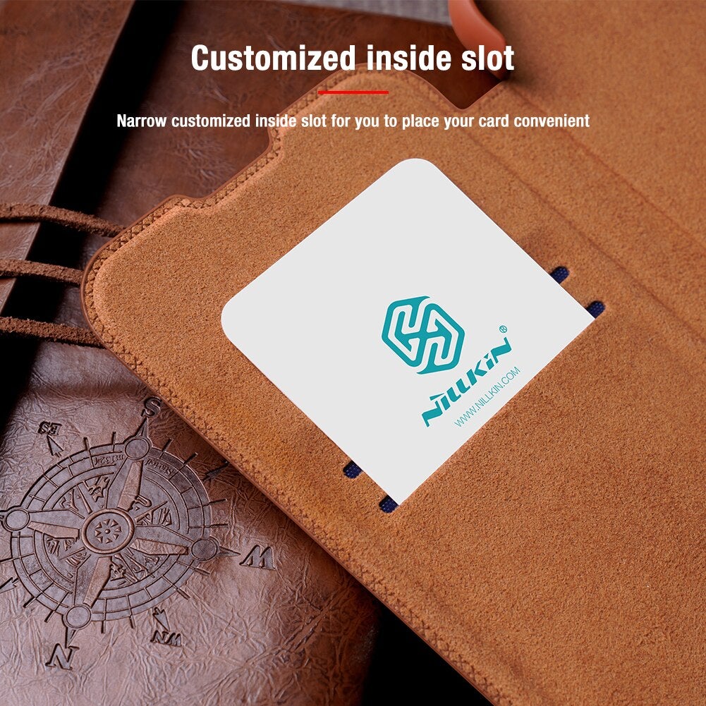 Nillkin Qin Leather Flip Case For iPhone 13 - planetcartonline