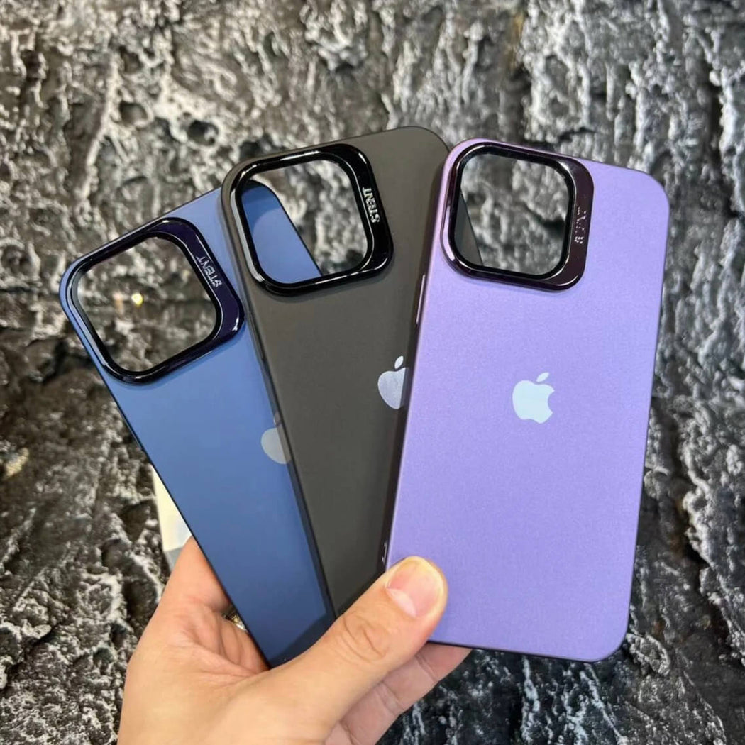 Camera Solid Lens Stand Case For iPhone