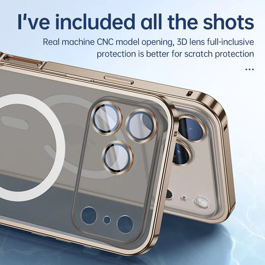 Frosted Metal Magsafe Bumper Case For iPhone 17 Series