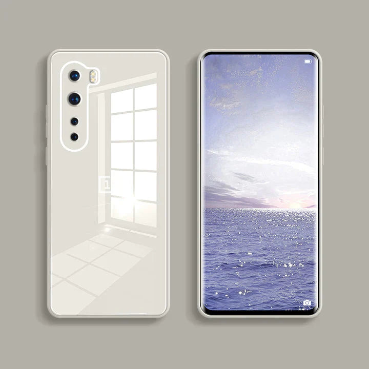 Luxurious Glass Back Case For Oneplus Nord