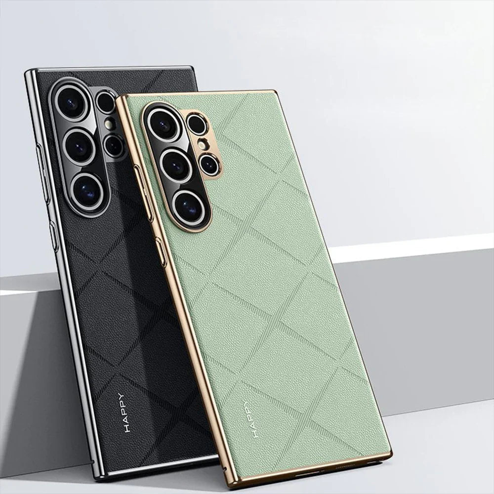 Premium Leather Business Case For Samsung S25 Ultra