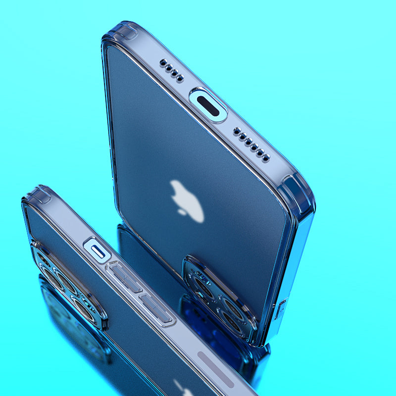 Transparent Frosted Matt Back Case Cover For iPhone 13