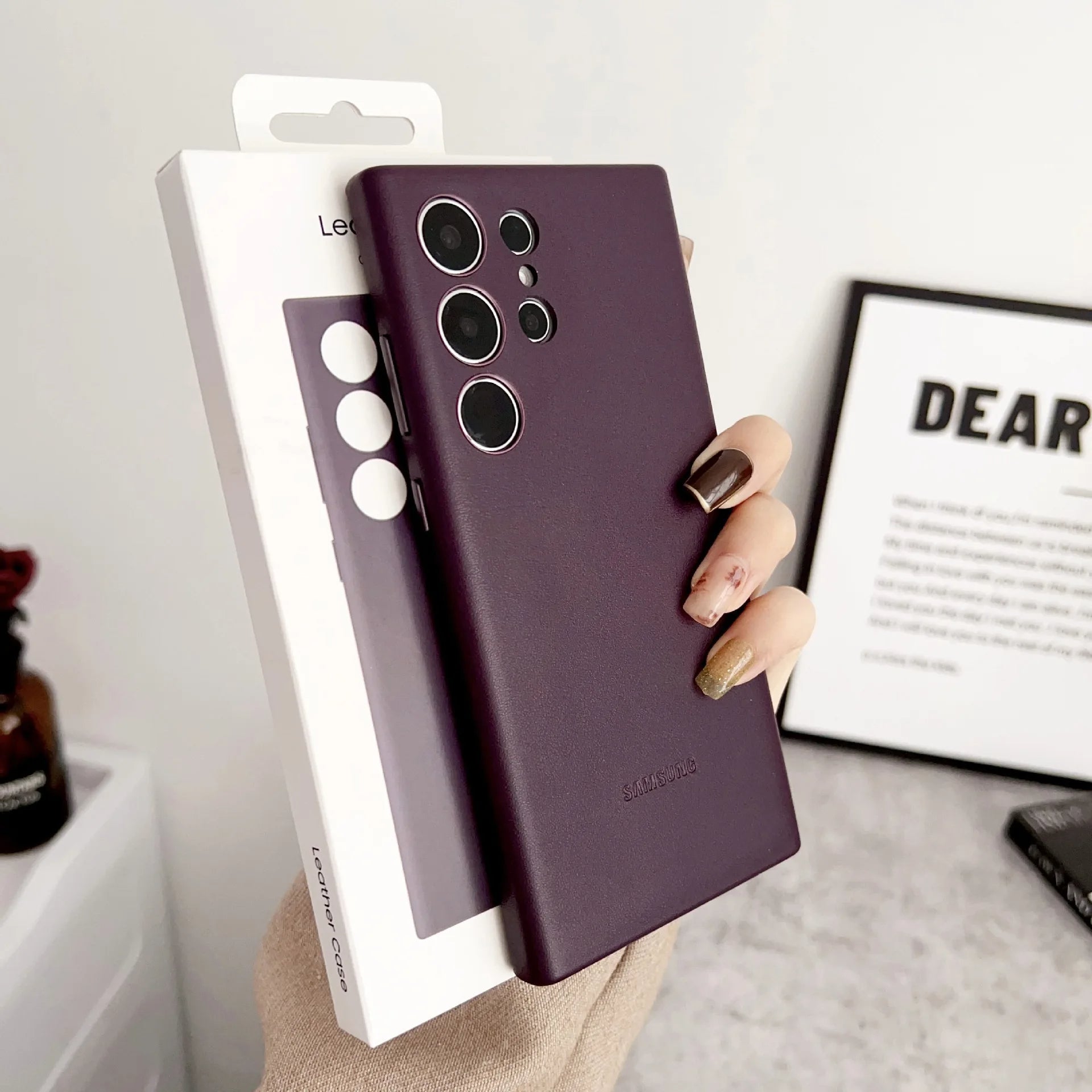 New Leather Case For Samsung Galaxy S25 Ultra