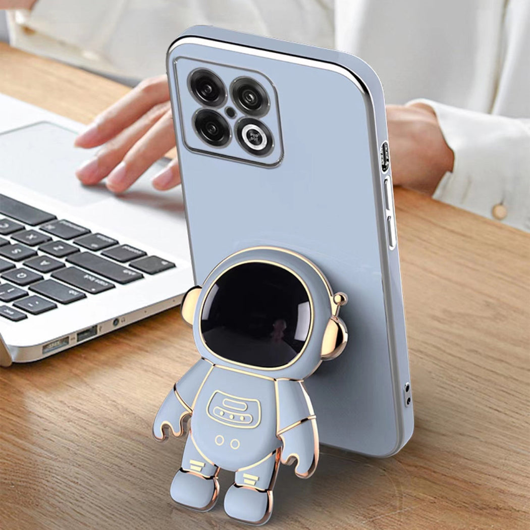 Astronaut Luxurious Gold Edge Back Case For OnePlus Series