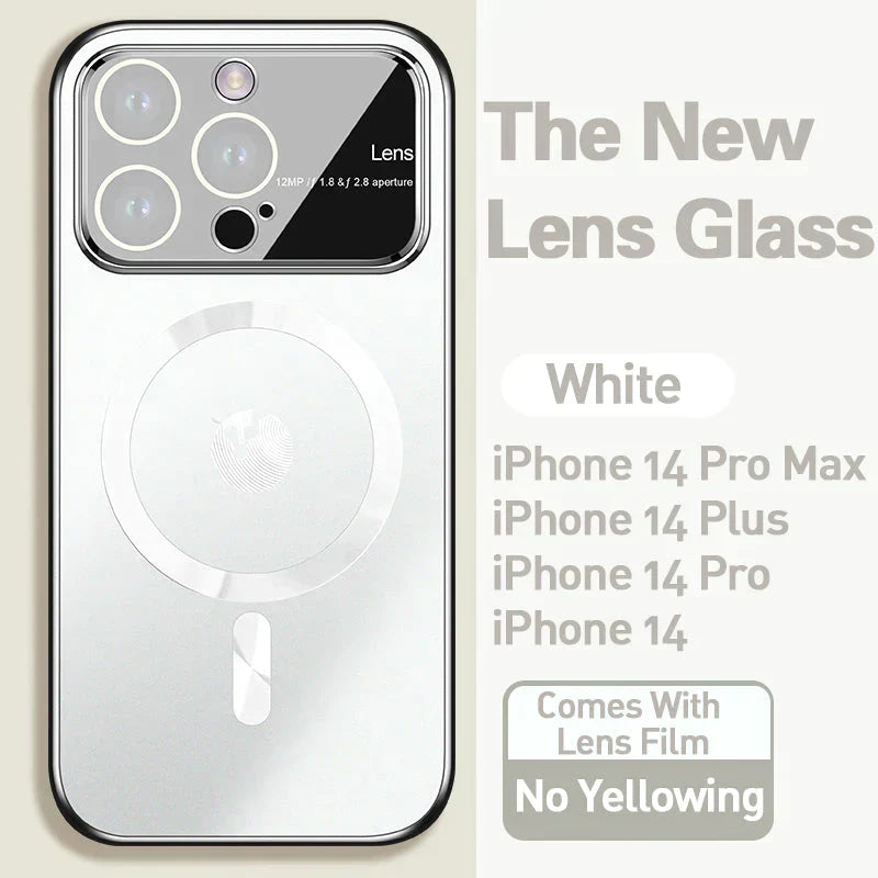 Luxury AG Nano Matte Magnetic Finger Case For iPhone 15 Pro Max