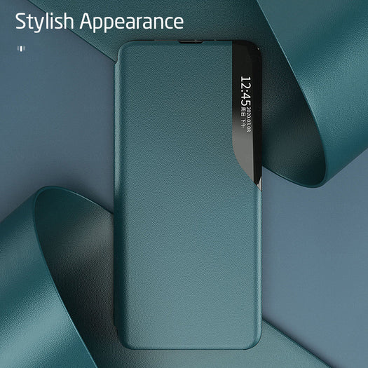 PU Leather Smart View Stand Flip Case For Oneplus 10 Pro