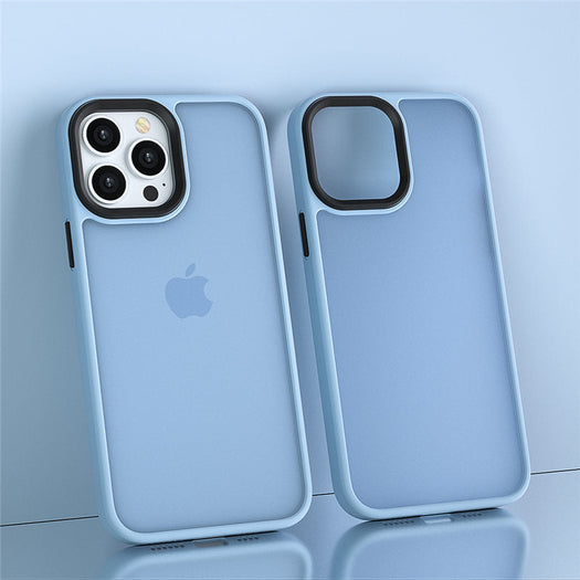 Forsted Transparent Matt Shockproof Heavy Duty Bumper TPU + PC Back Case Cover for iPhone 14 Plus