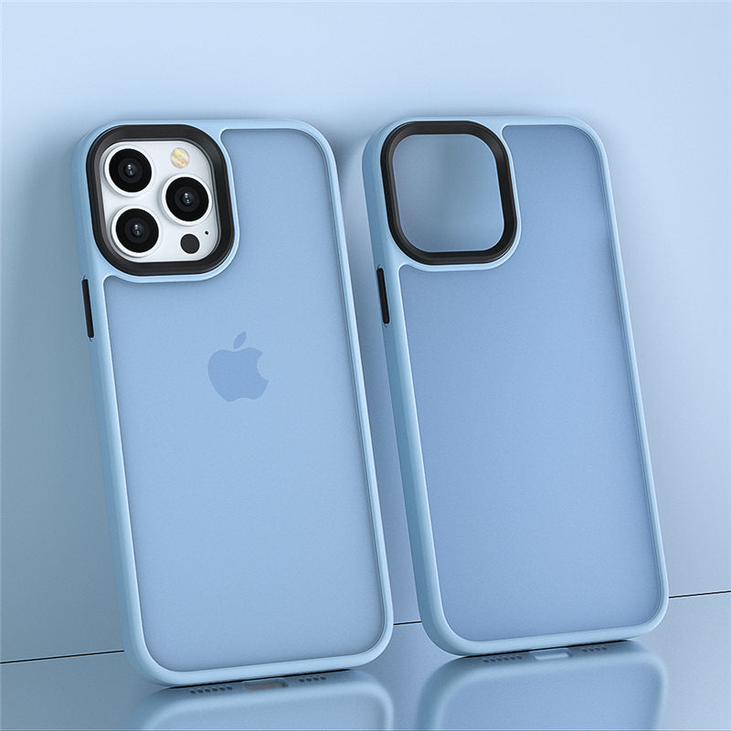 Forsted Transparent Matt Shockproof Heavy Duty Bumper TPU + PC Back Case Cover for iPhone 14 Plus