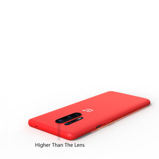 Premium Liquid Silicone Back Case Cover For OnePlus 8 Pro