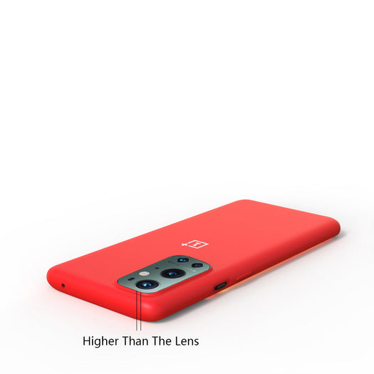 Premium Liquid Silicone Back Case Cover For OnePlus 9 Pro