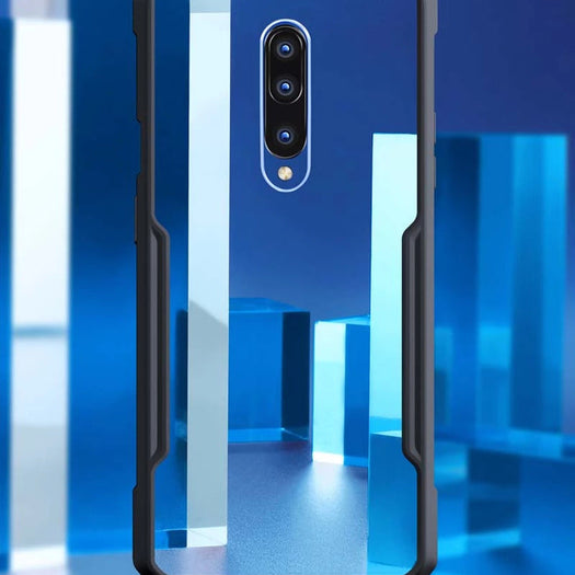 Anti-knock Heavy Duty Transparent Shockproof Bumper TPU + PC Back Case Cover for For OnePlus 8 - Premium Cases