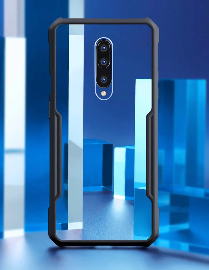 Anti-knock Heavy Duty Transparent Shockproof Bumper TPU + PC Back Case Cover for For OnePlus 8 - Premium Cases