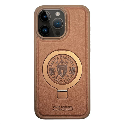 Santa Barbara Classic Primo Series Genuine Leather Case For iPhone 15 Pro Max