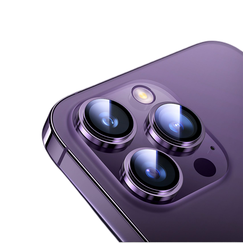 Ring Metal Camera Lens Protector Glass For iPhone 14 Pro