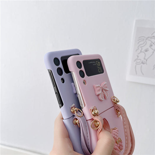 Premium Leather Phone Case for Samsung Galaxy Z Flip 4