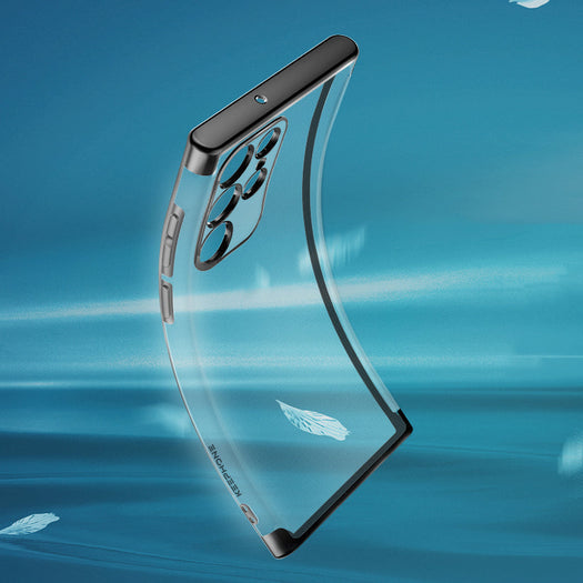 Luxury Transparent Clear Back TPU Case For Samsung Galaxy S22 Plus - Premium Cases