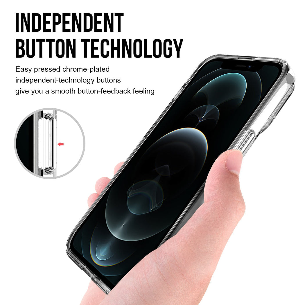 Crystal Clear Transparent Shockproof TPU Back Case For Apple iPhone 15 Pro Max