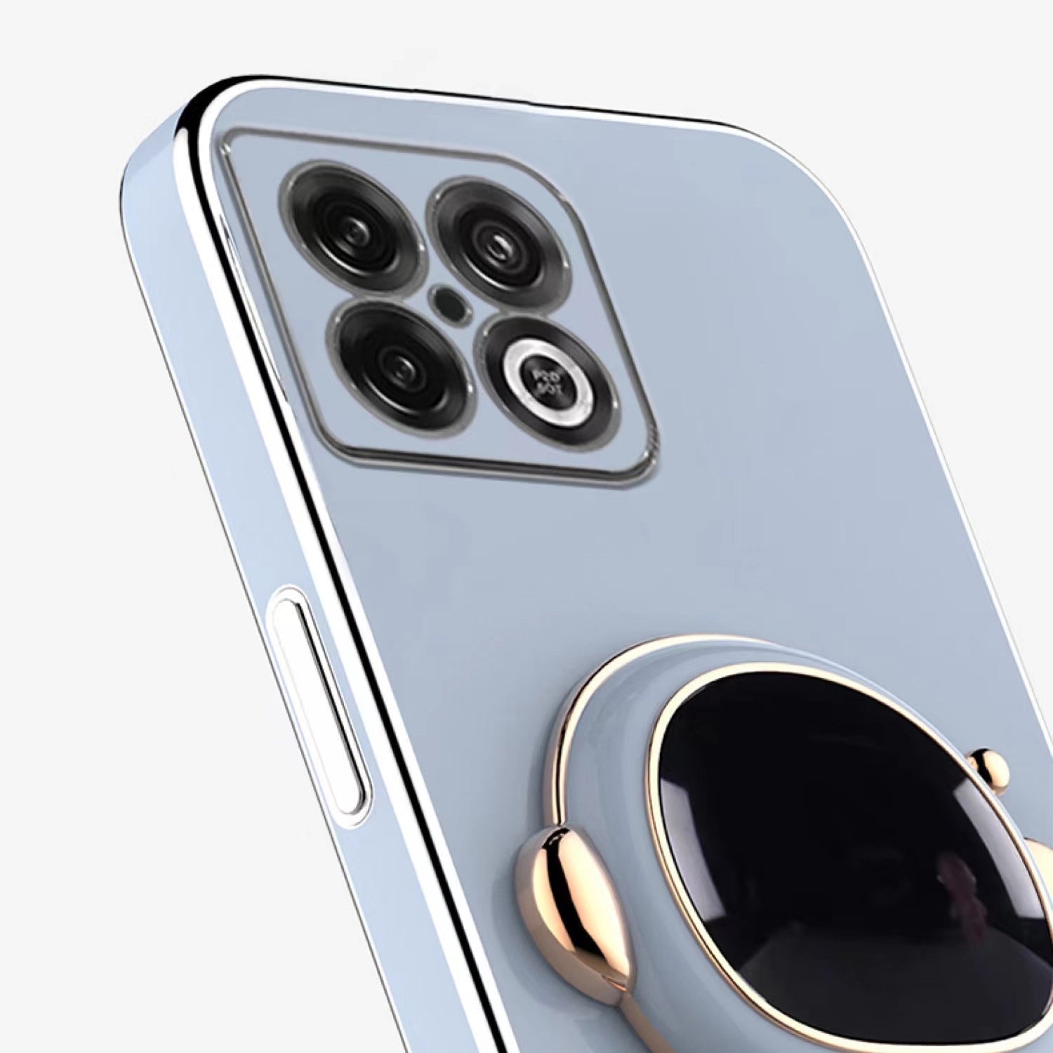 Astronaut Luxurious Gold Edge Back Case For OnePlus Series