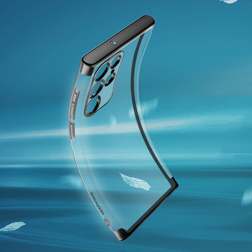 Luxury Transparent Clear Back TPU Case For Samsung Galaxy S22 - Premium Cases