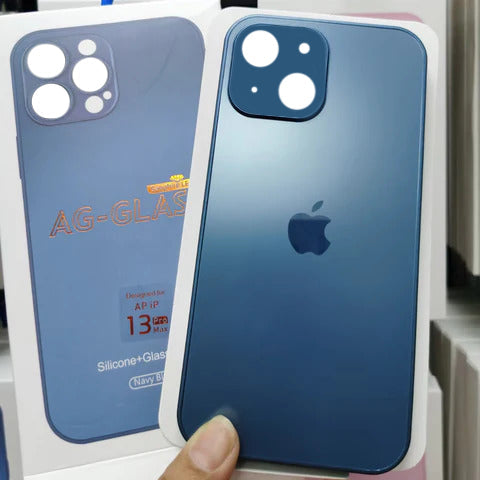 Orignal Glossy Premium Glass Back Case For iPhone 14