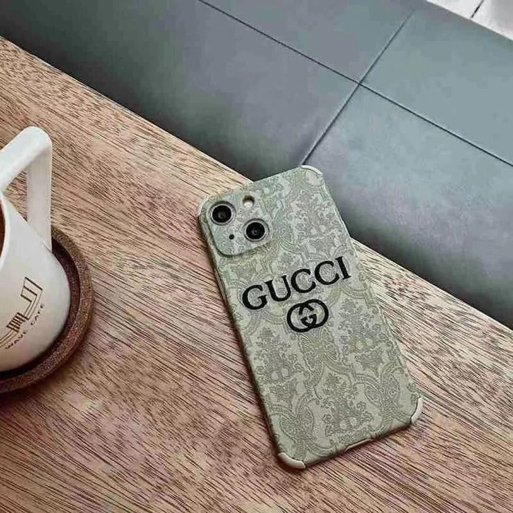 Premium Luxury Embroidery Back Case Cover For iPhone 13