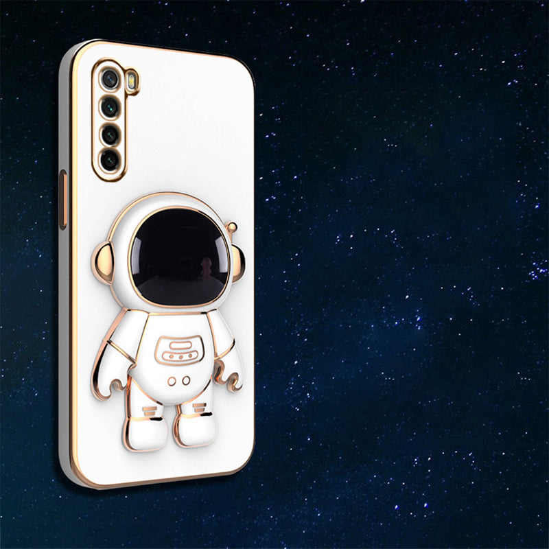 Astronaut Luxurious Gold Edge Back Case For OnePlus Nord