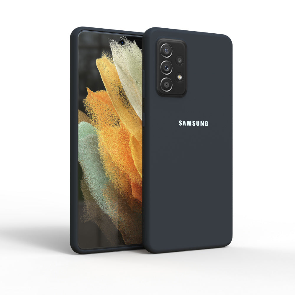 Premium Liquid Silicone Back Case Cover For Samsung Galaxy A52