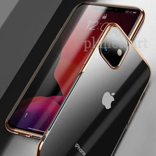 Baseus Ultra-Thin Transparent Sparkling Edge Case For iPhone 11